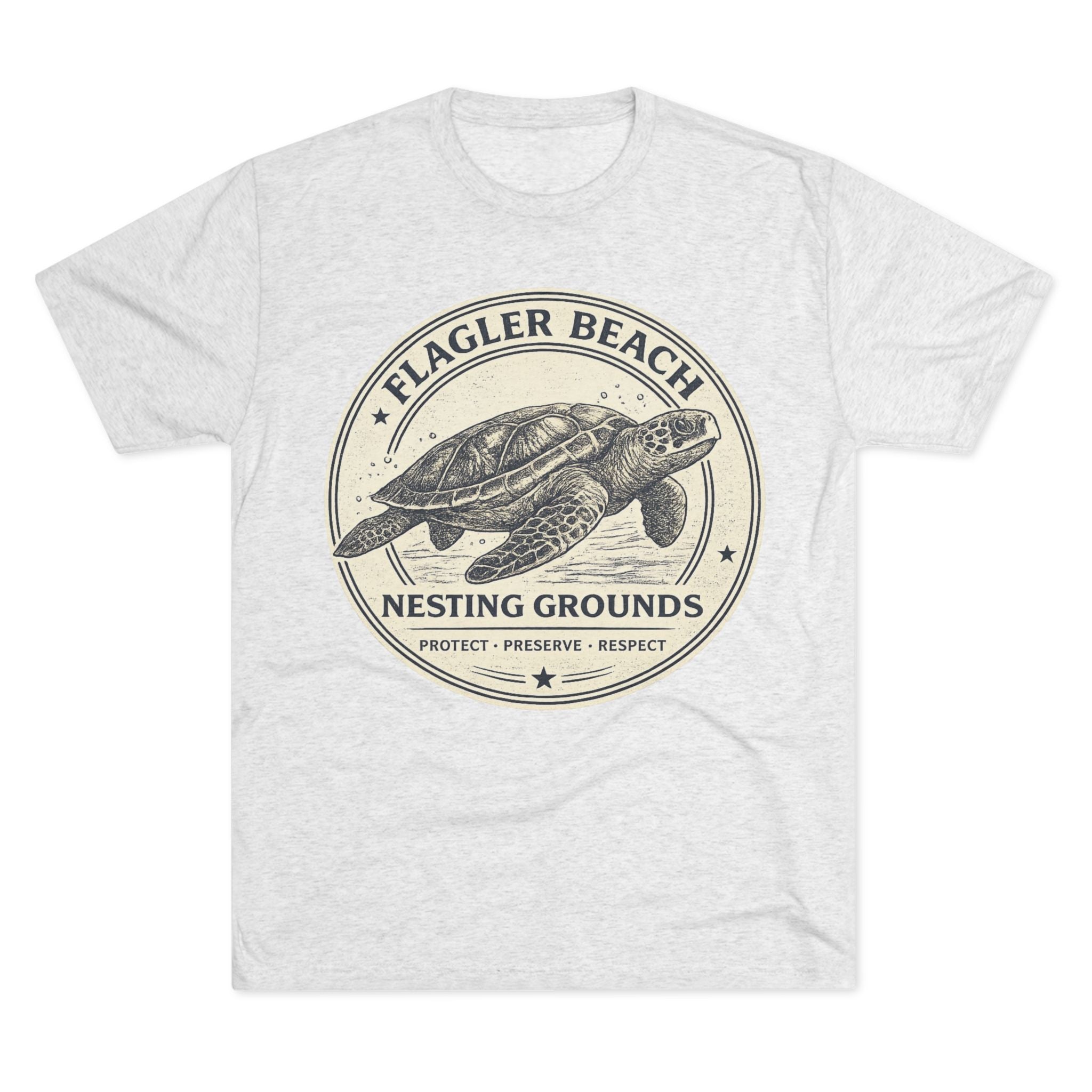 Flagler Beach Sea Turtle Tee — Nesting Grounds Conservation T‑Shirt