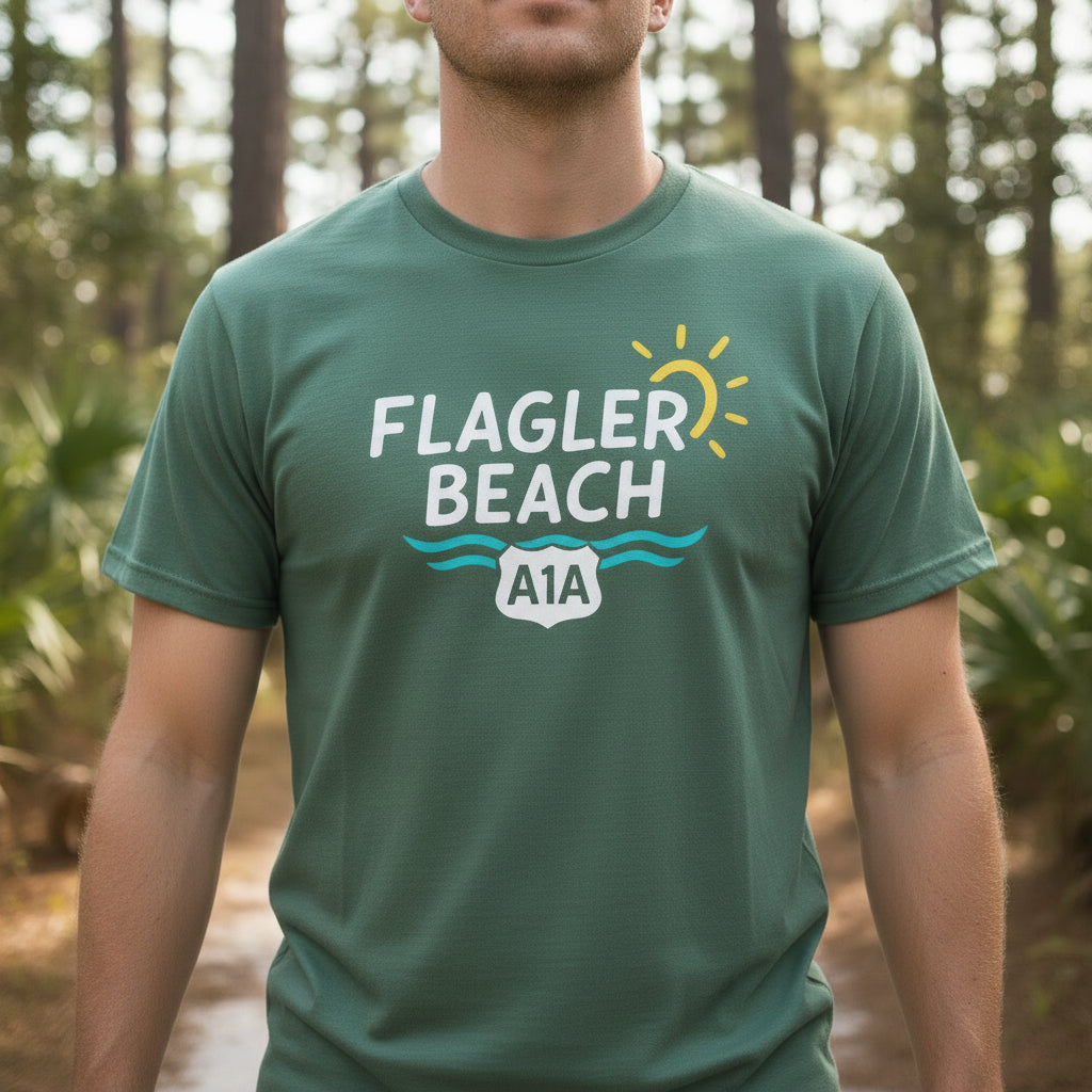 Coastal Beach Town Unisex T-shirt - Flagler Beach Vibes