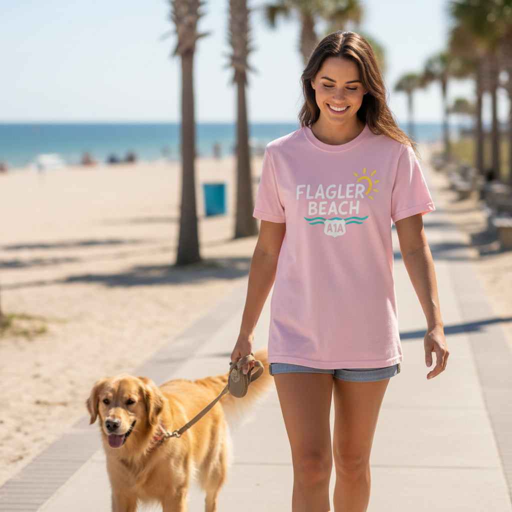 Coastal Beach Town Unisex T-shirt - Flagler Beach Vibes