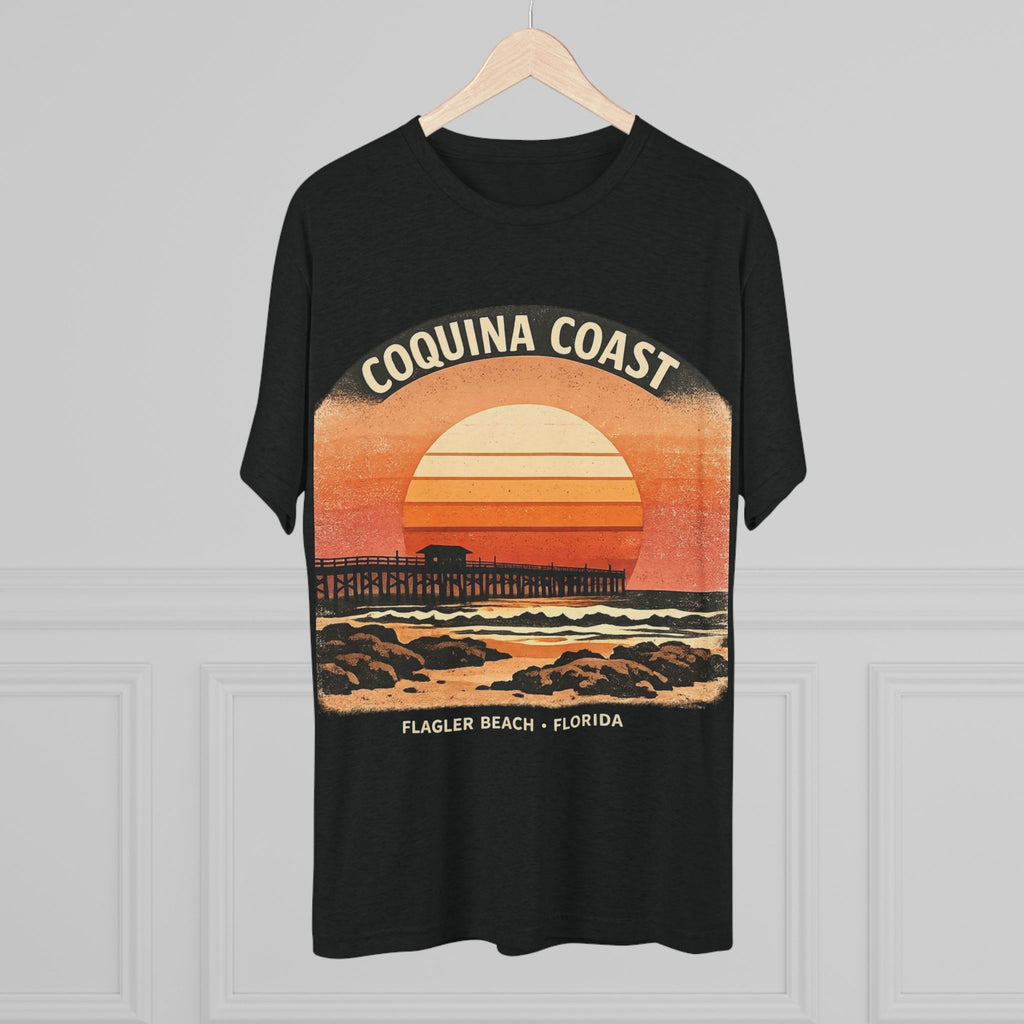 Coquina Coast Flagler Beach Sunset T‑Shirt