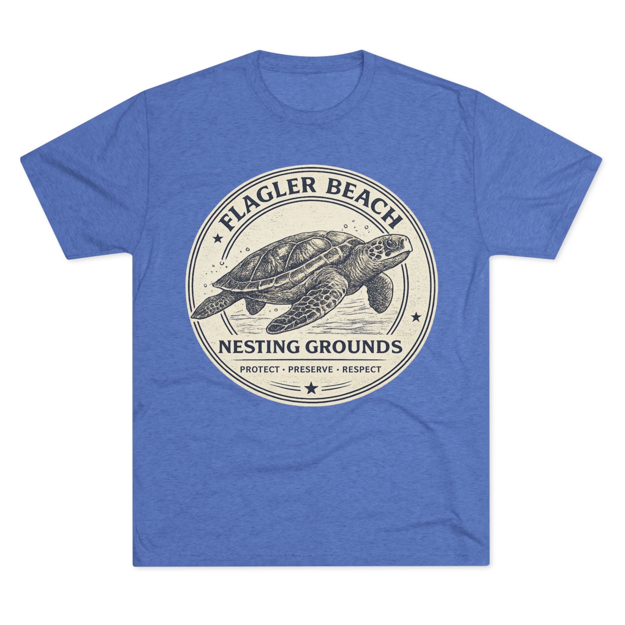 Flagler Beach Sea Turtle Tee — Nesting Grounds Conservation T‑Shirt