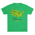 Golf Map T‑Shirt — "Hidden Fairways" USA Course Art
