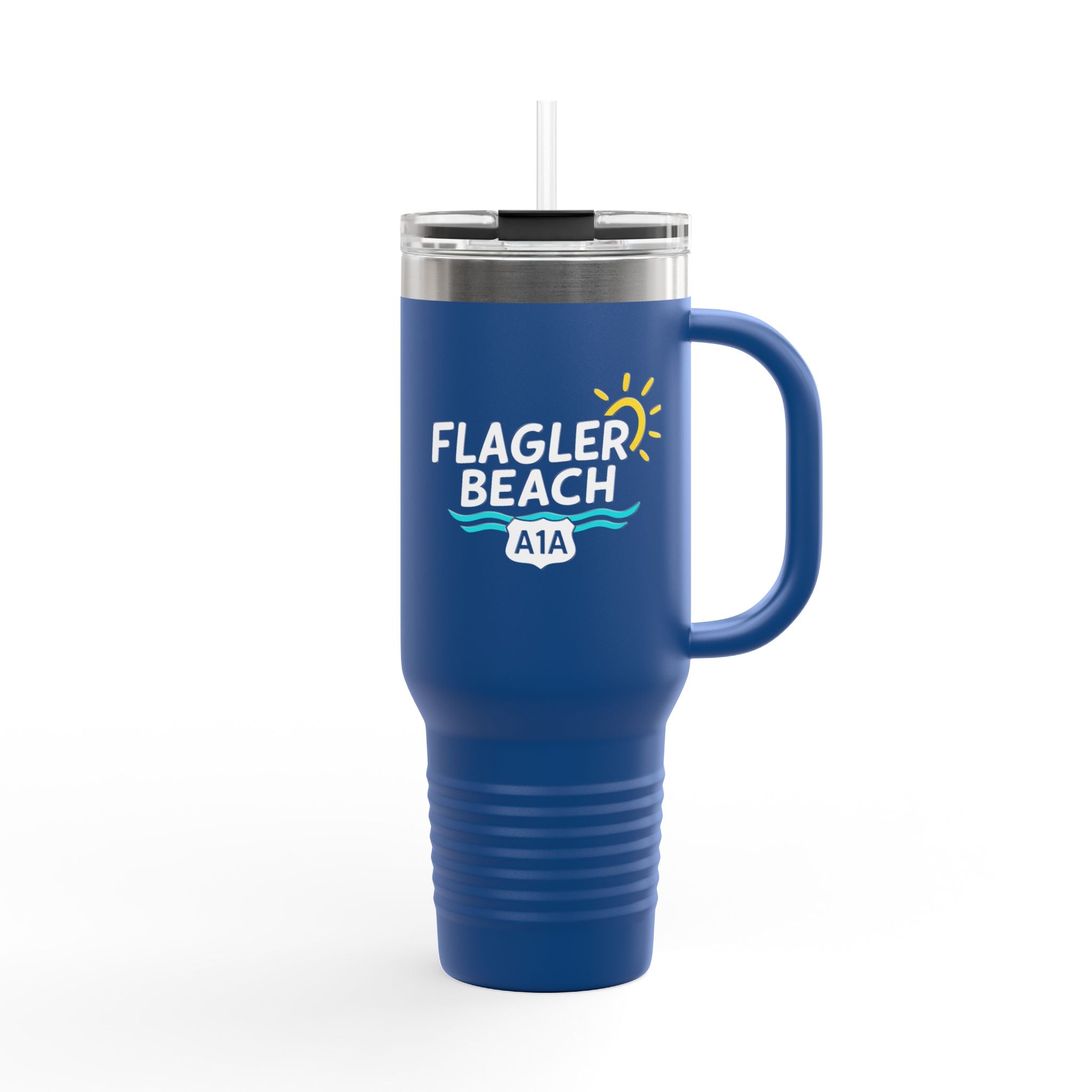 Flagler Beach 40oz Insulated Travel Mug — Beach & Boat Tumbler