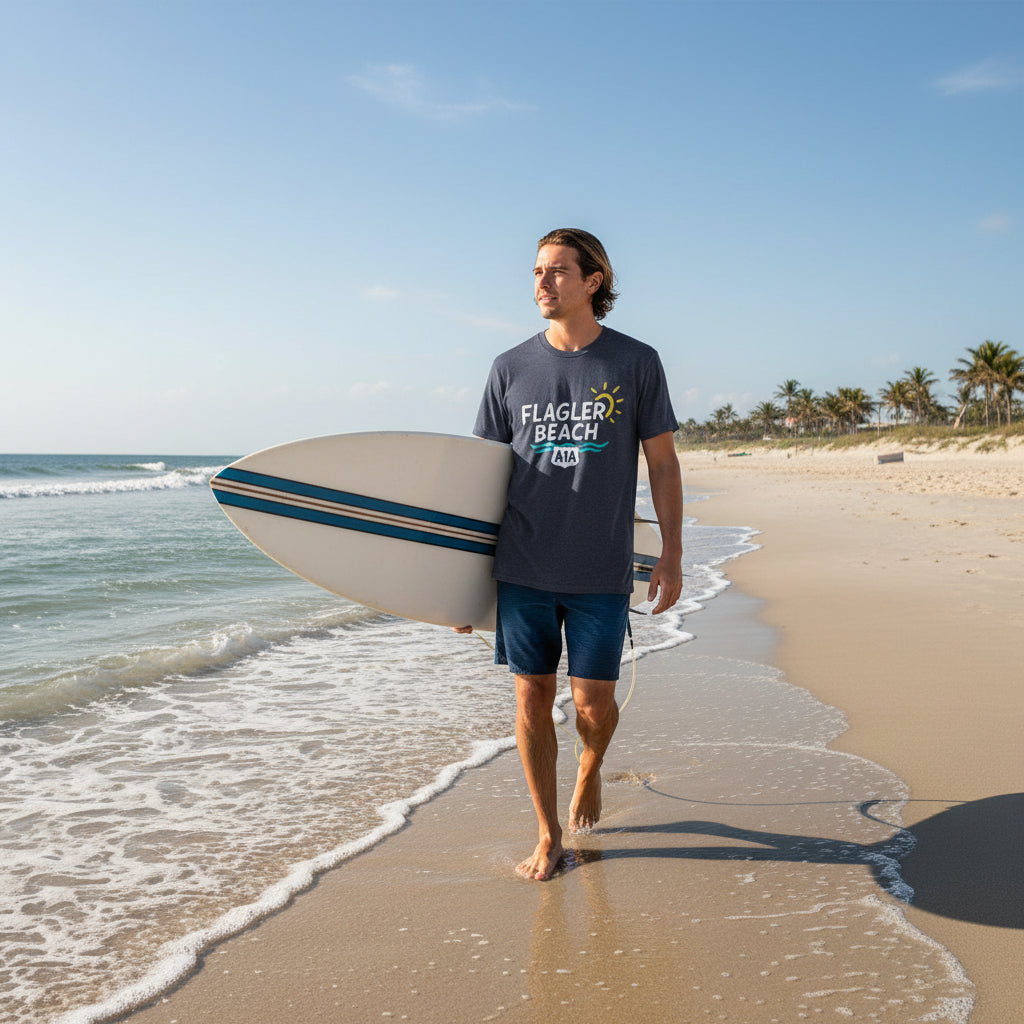 Flagler Beach A1A/Coordinates T-Shirt