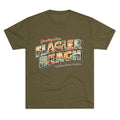 Flagler Beach Retro Postcard Tee — "Greetings From Flagler Beach" Souvenir Shirt
