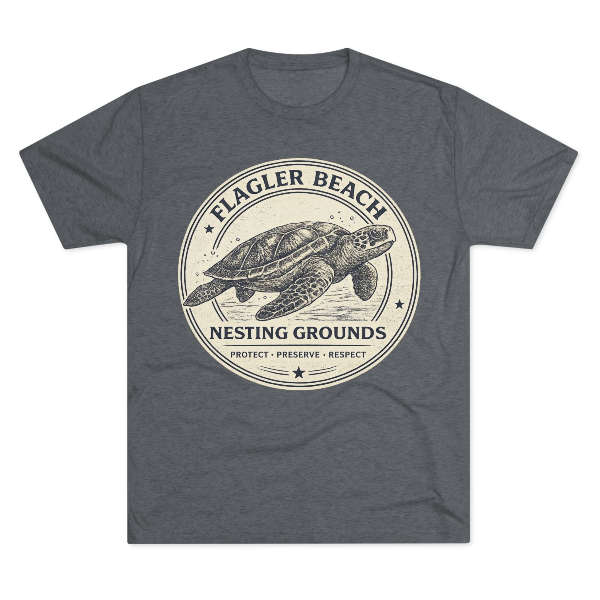 Flagler Beach Sea Turtle Tee — Nesting Grounds Conservation T‑Shirt