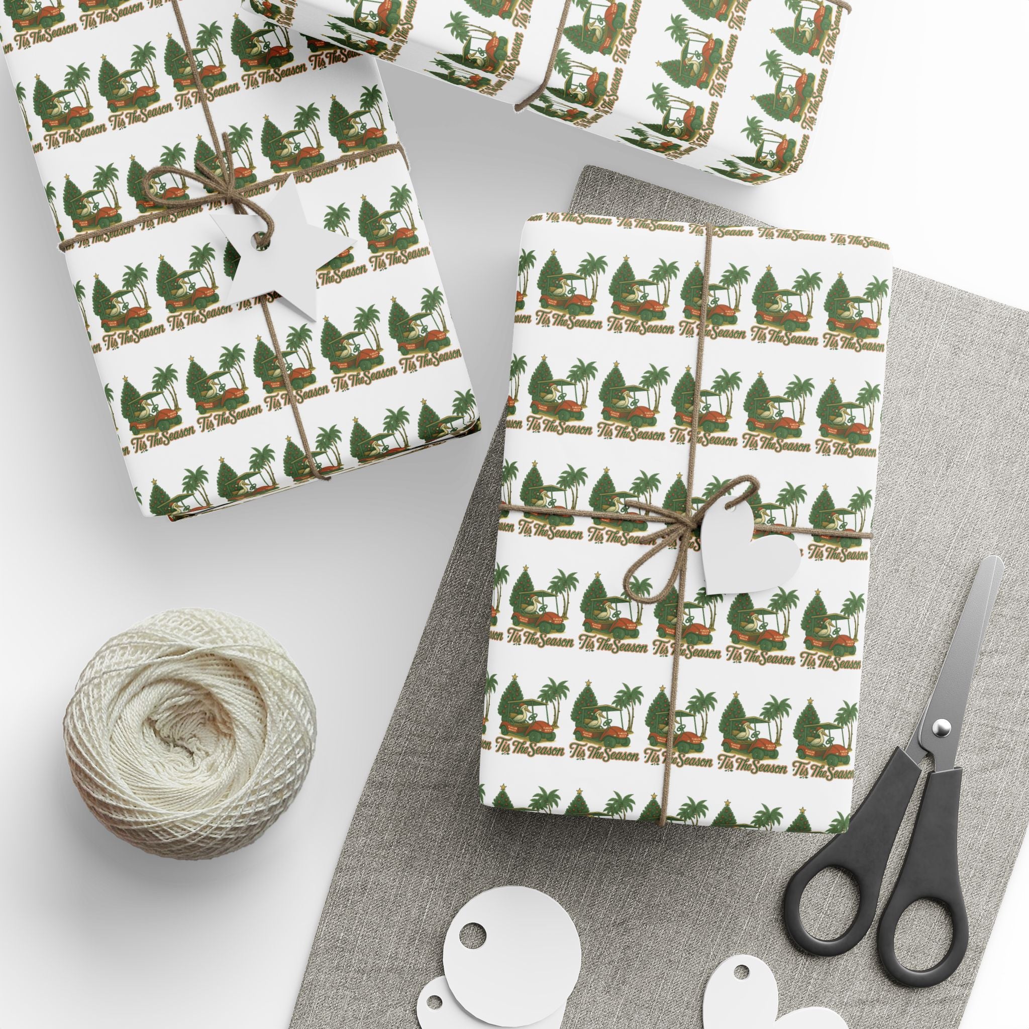 Pelican Express Wrapping Paper – Flagler Beach Edition