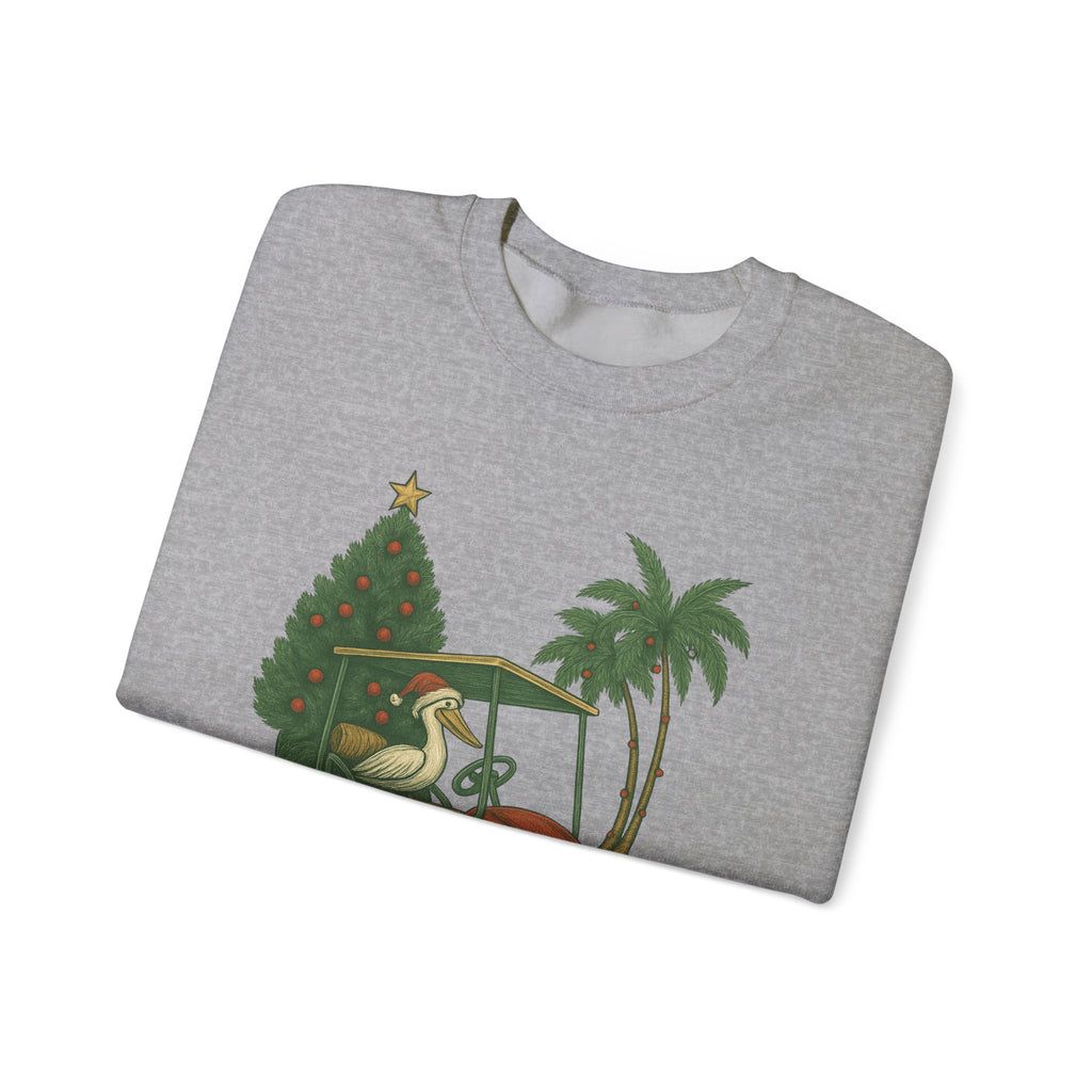 Flagler Beach Christmas Crewneck Sweatshirt - 'Tis The Season