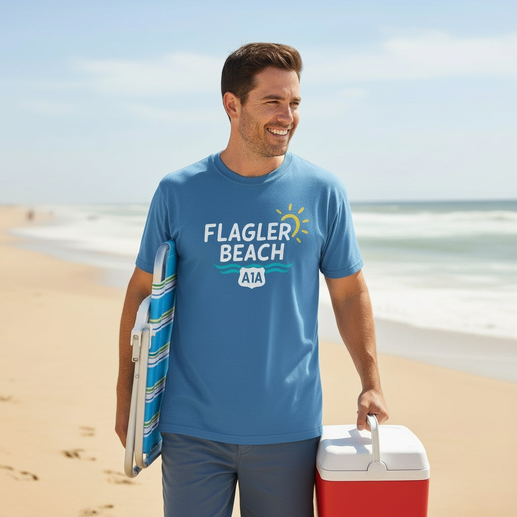 Coastal Beach Town Unisex T-shirt - Flagler Beach Vibes