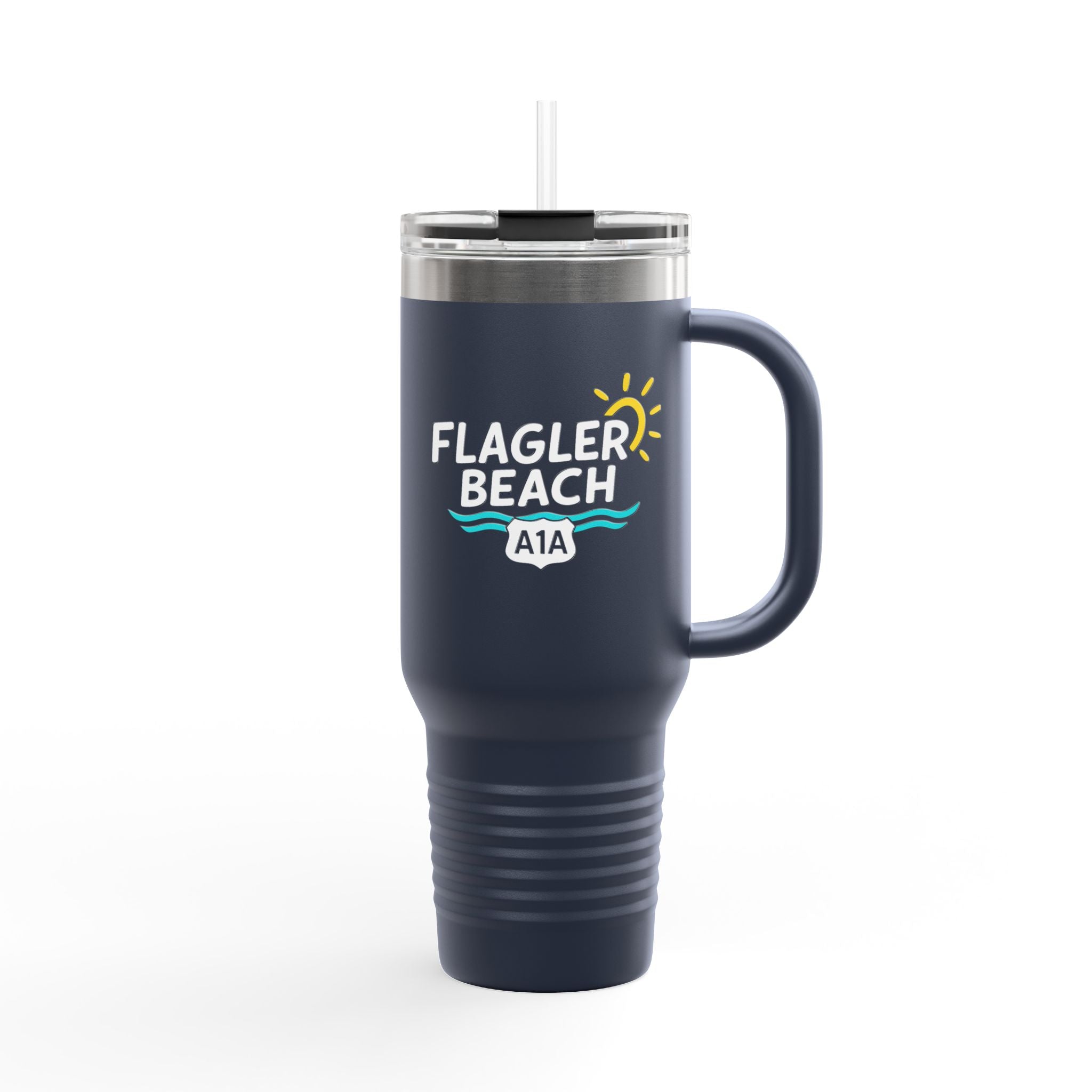 Flagler Beach 40oz Insulated Travel Mug — Beach & Boat Tumbler