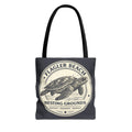 Flagler Beach Turtle Tote Bag — Nesting Grounds Conservation Canvas Tote