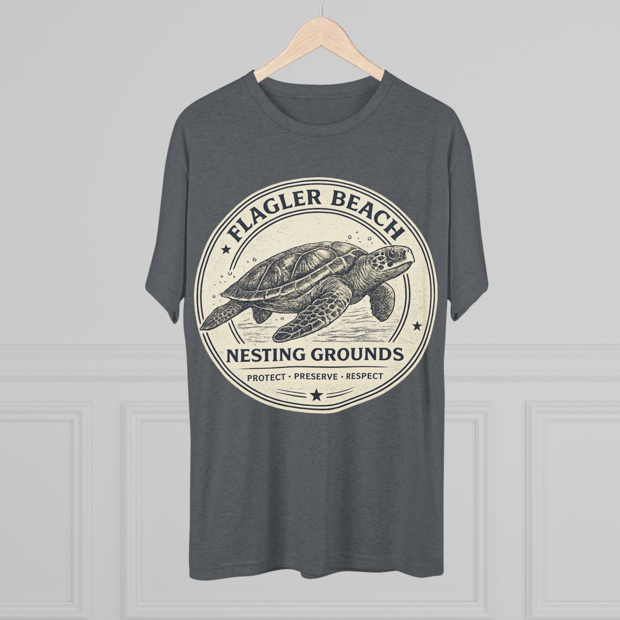 Flagler Beach Sea Turtle Tee — Nesting Grounds Conservation T‑Shirt