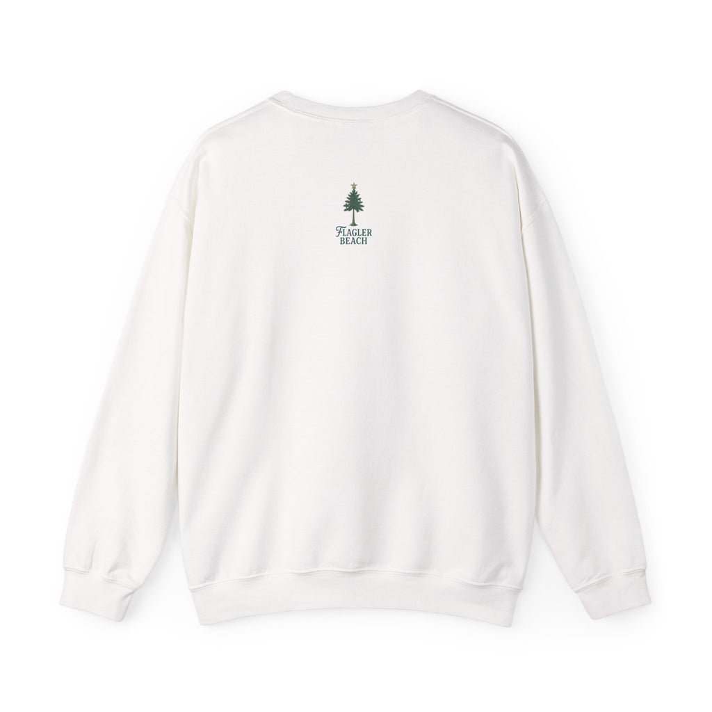 Flagler Beach Christmas Crewneck Sweatshirt - 'Tis The Season