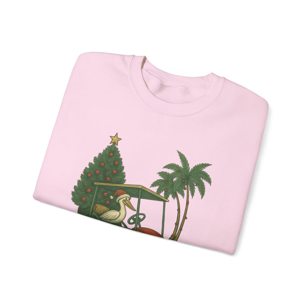 Flagler Beach Christmas Crewneck Sweatshirt - 'Tis The Season