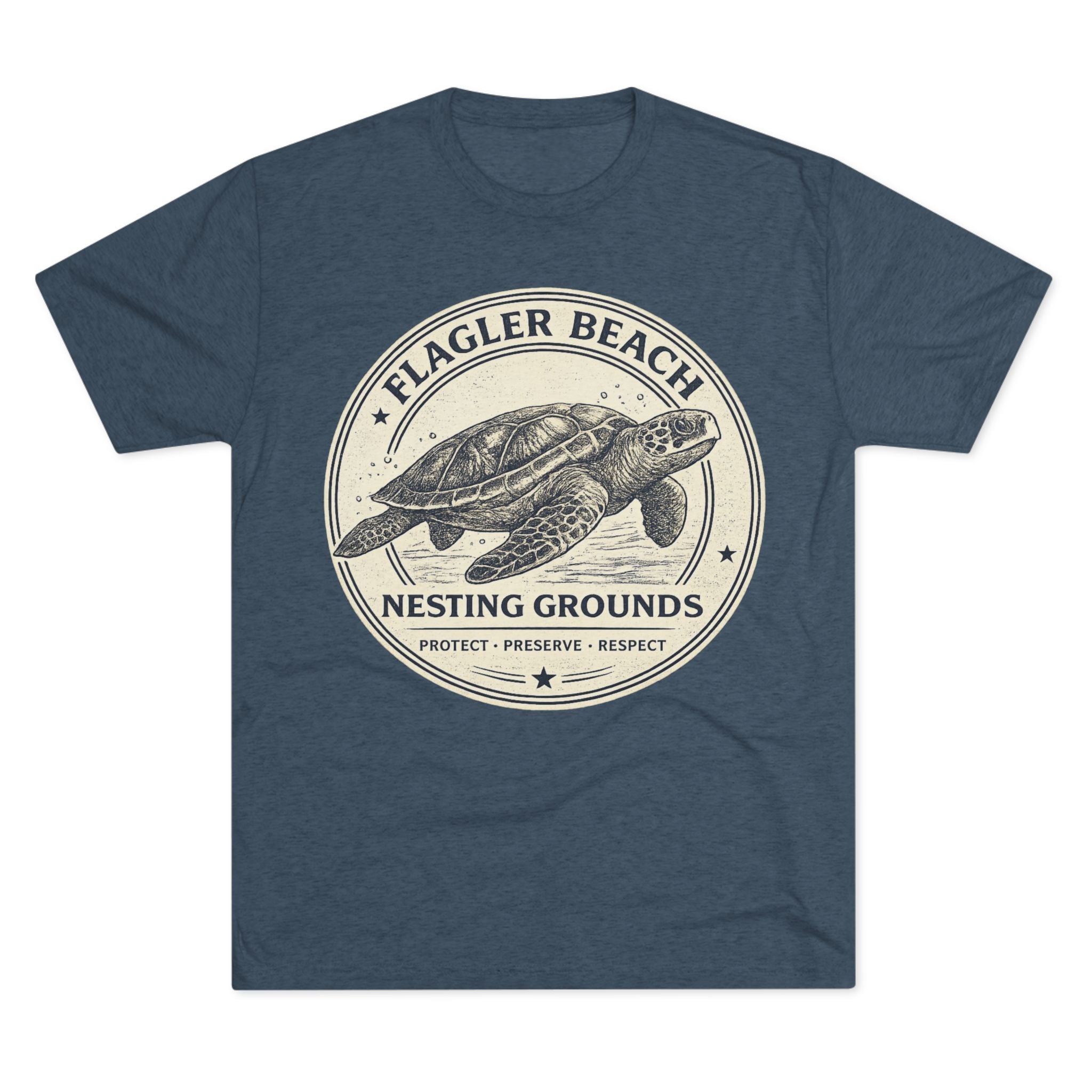 Flagler Beach Sea Turtle Tee — Nesting Grounds Conservation T‑Shirt