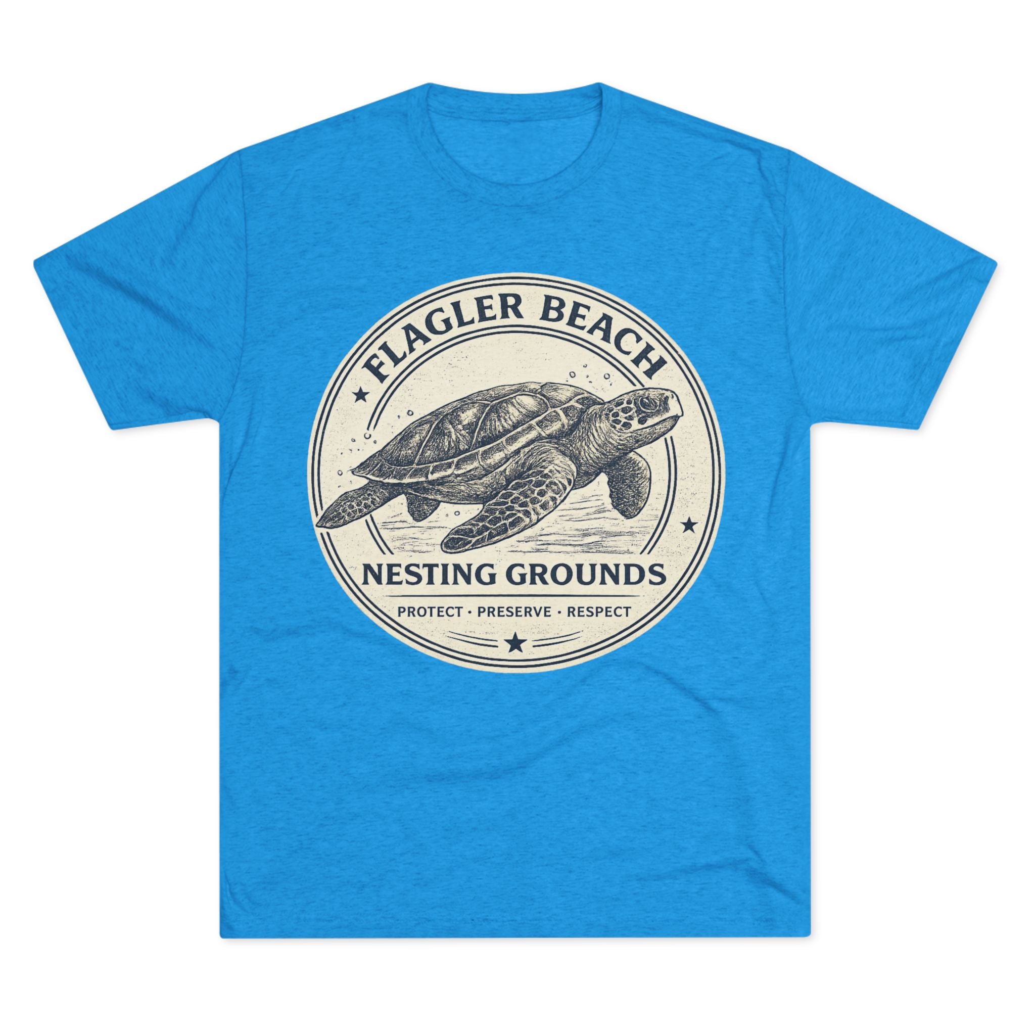 Flagler Beach Sea Turtle Tee — Nesting Grounds Conservation T‑Shirt