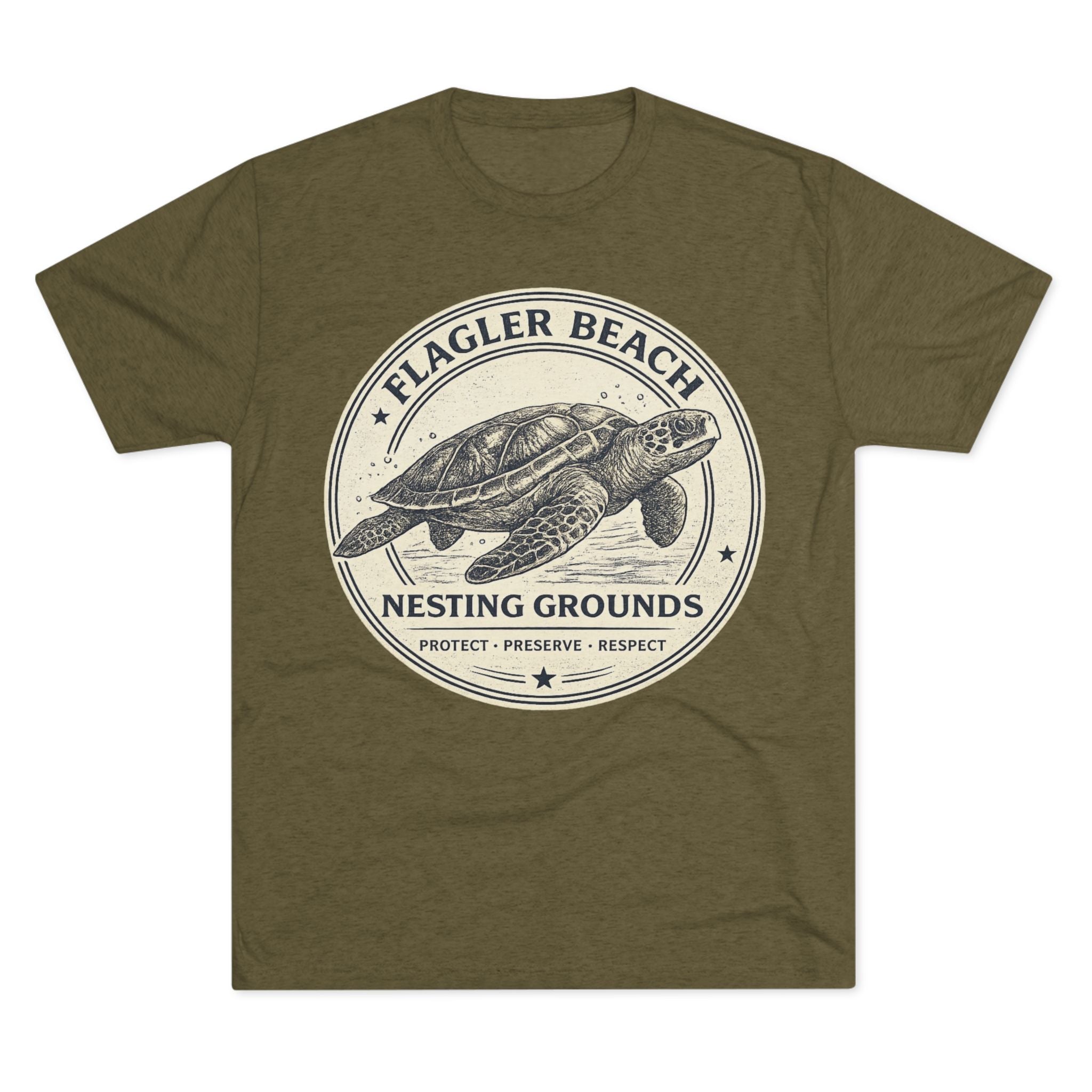 Flagler Beach Sea Turtle Tee — Nesting Grounds Conservation T‑Shirt