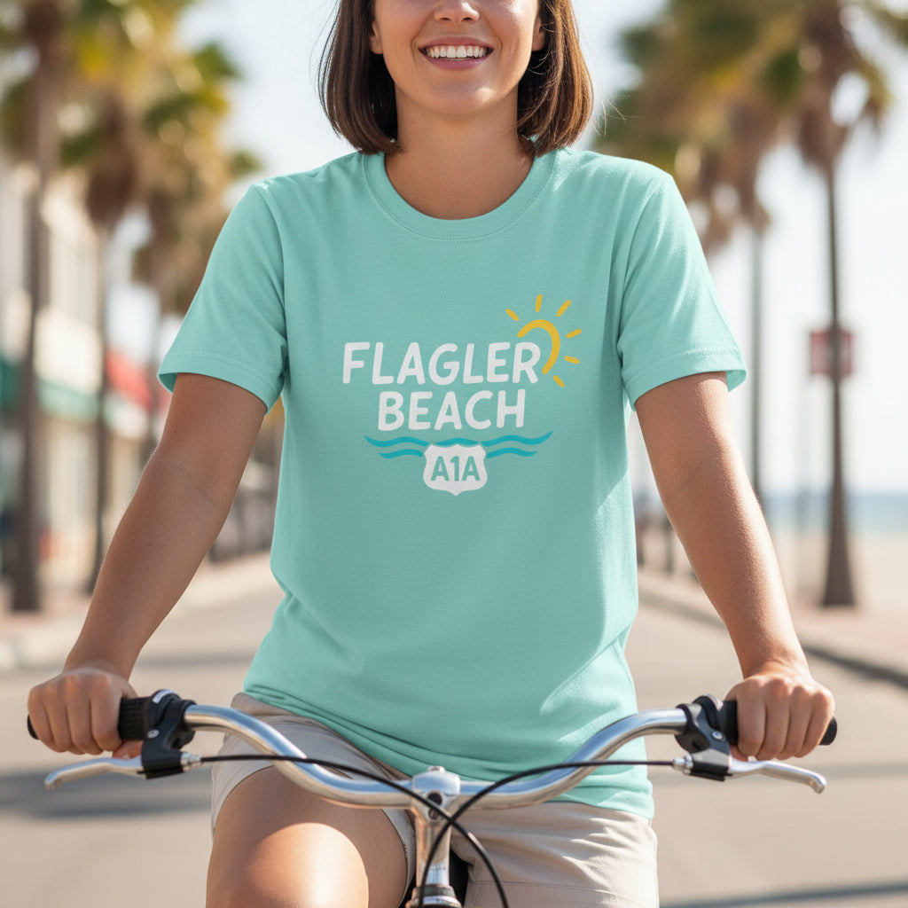 Coastal Beach Town Unisex T-shirt - Flagler Beach Vibes