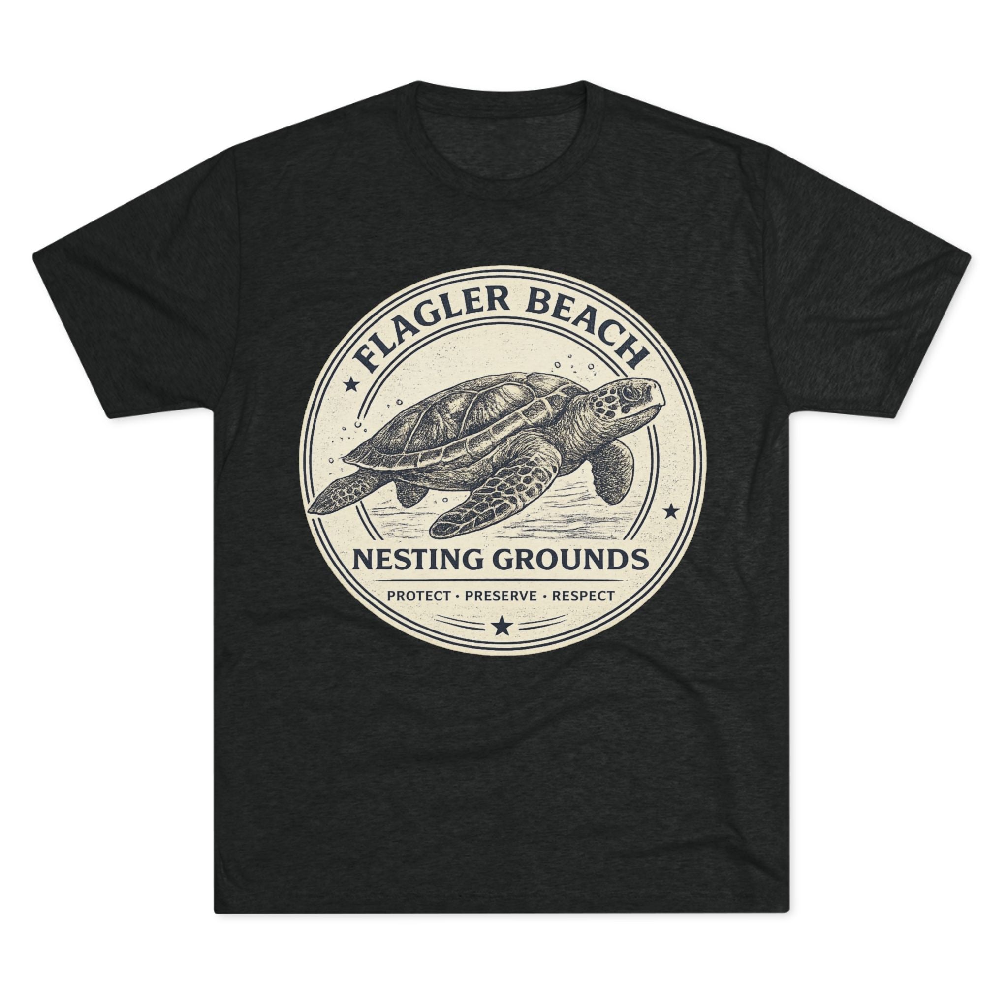 Flagler Beach Sea Turtle Tee — Nesting Grounds Conservation T‑Shirt
