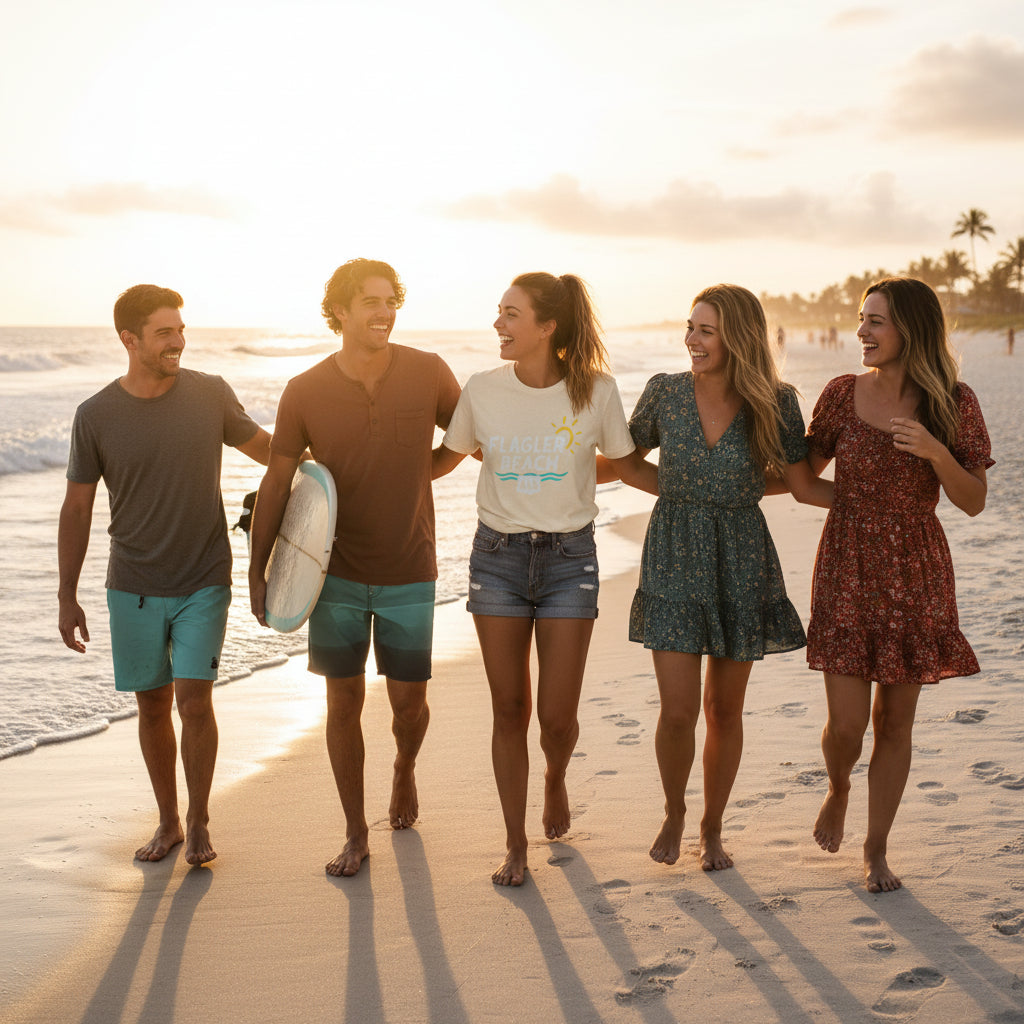 Flagler Beach A1A/Coordinates T-Shirt