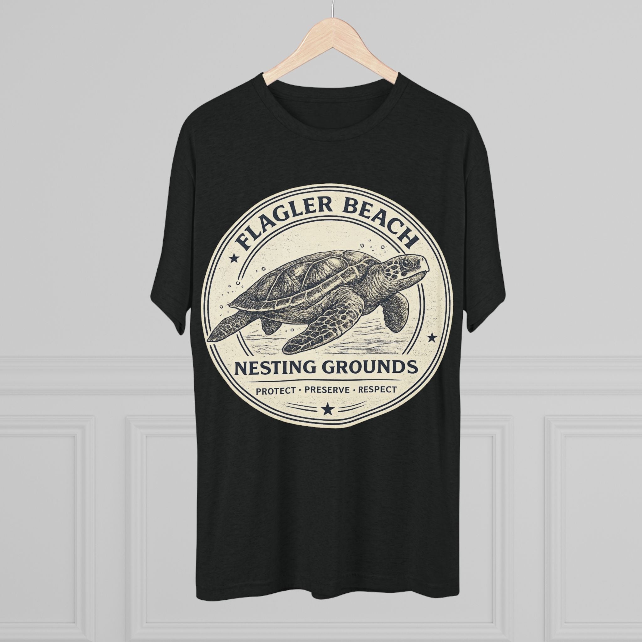 Flagler Beach Sea Turtle Tee — Nesting Grounds Conservation T‑Shirt