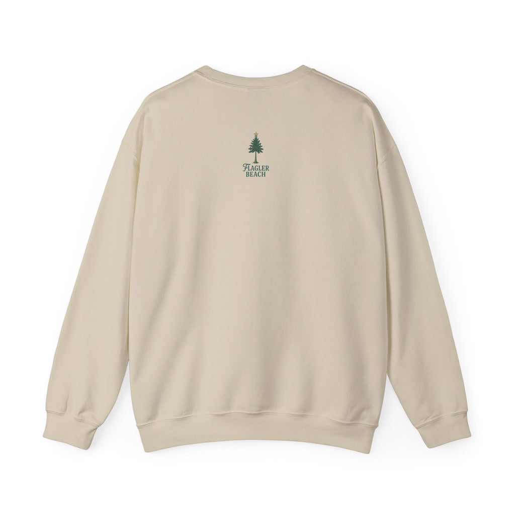 Flagler Beach Christmas Crewneck Sweatshirt - 'Tis The Season