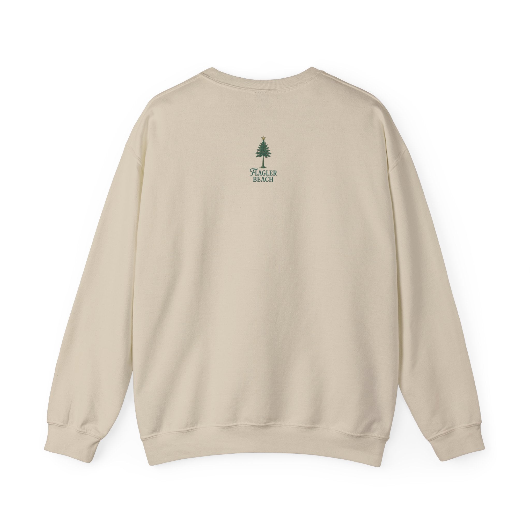 Flagler Beach Christmas Crewneck Sweatshirt - 'Tis The Season