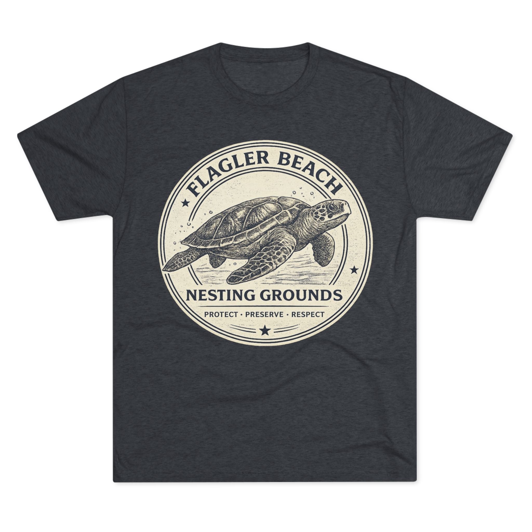 Flagler Beach Sea Turtle Tee — Nesting Grounds Conservation T‑Shirt