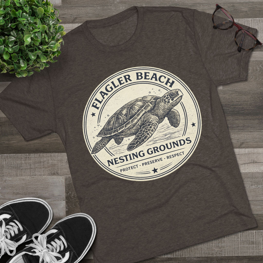 Flagler Beach Sea Turtle Tee — Nesting Grounds Conservation T‑Shirt