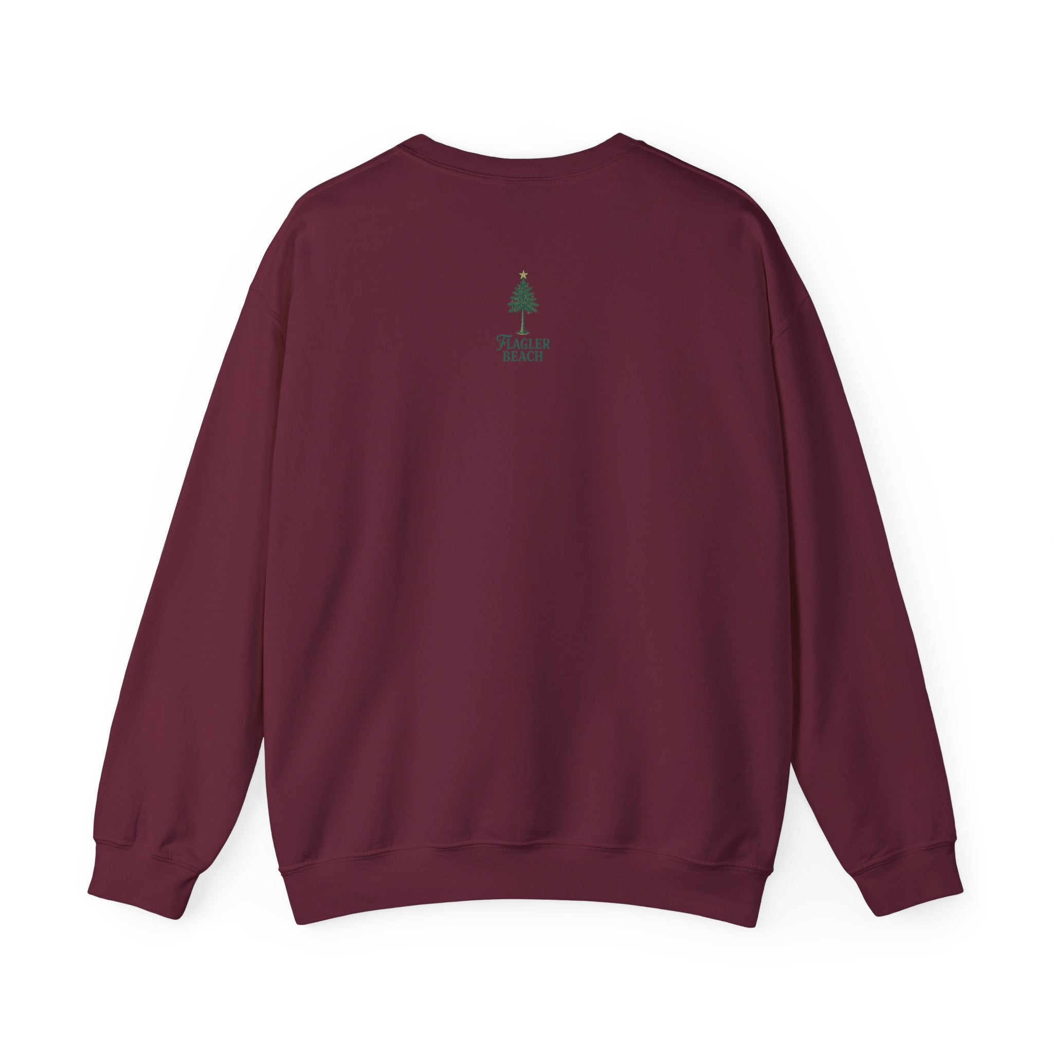 Flagler Beach Christmas Crewneck Sweatshirt - 'Tis The Season