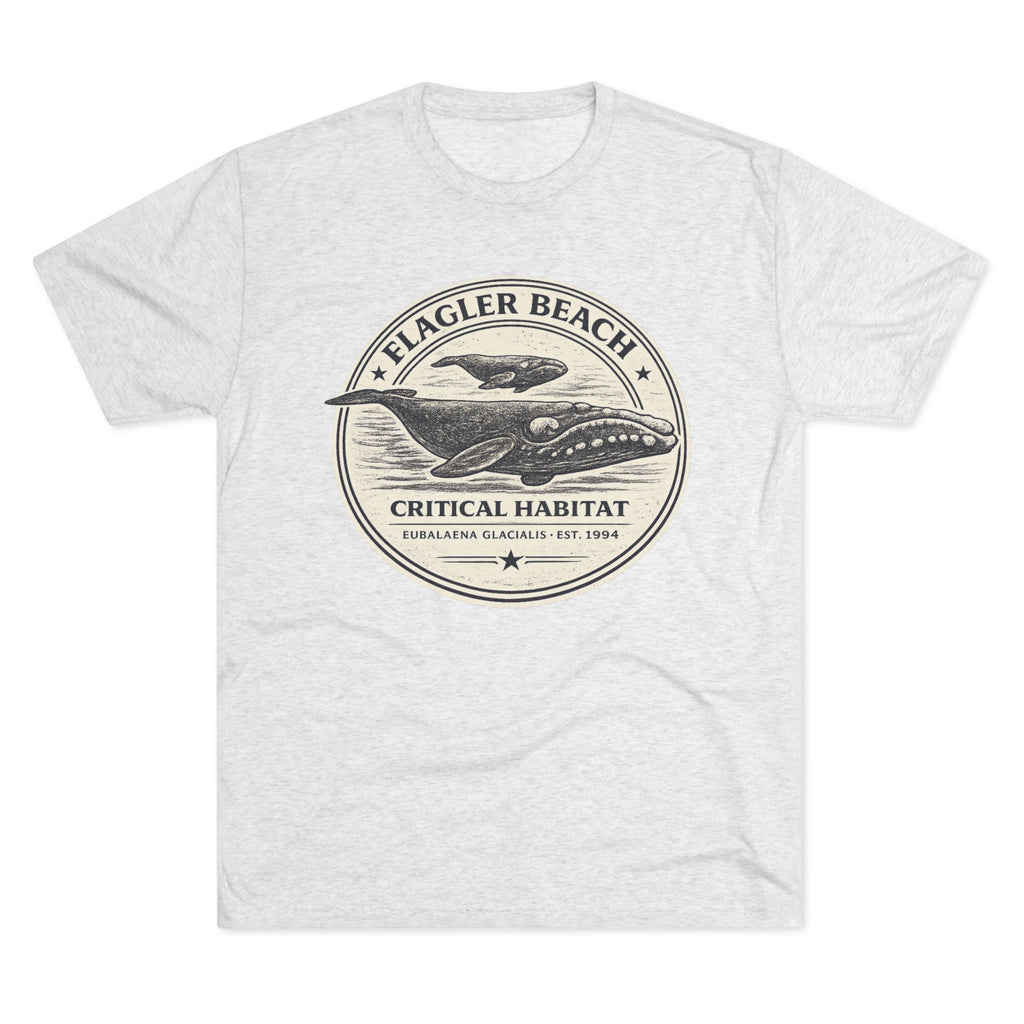 Flagler Beach Whale Tee — Critical Habitat Vintage Surf T‑Shirt