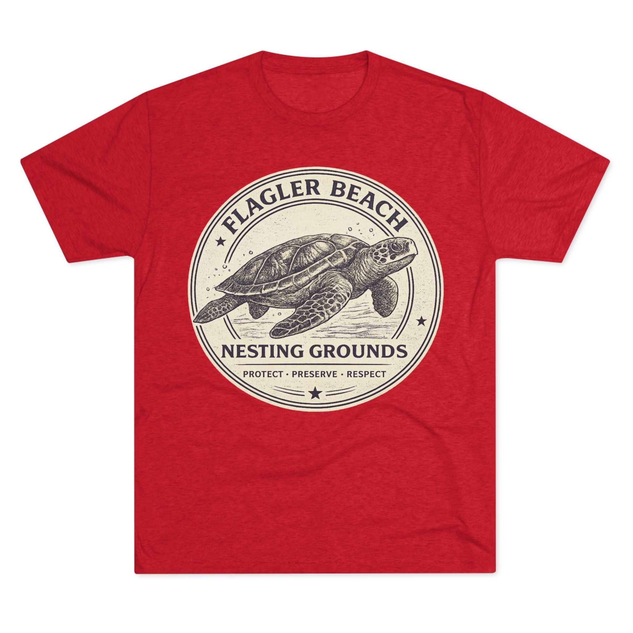 Flagler Beach Sea Turtle Tee — Nesting Grounds Conservation T‑Shirt