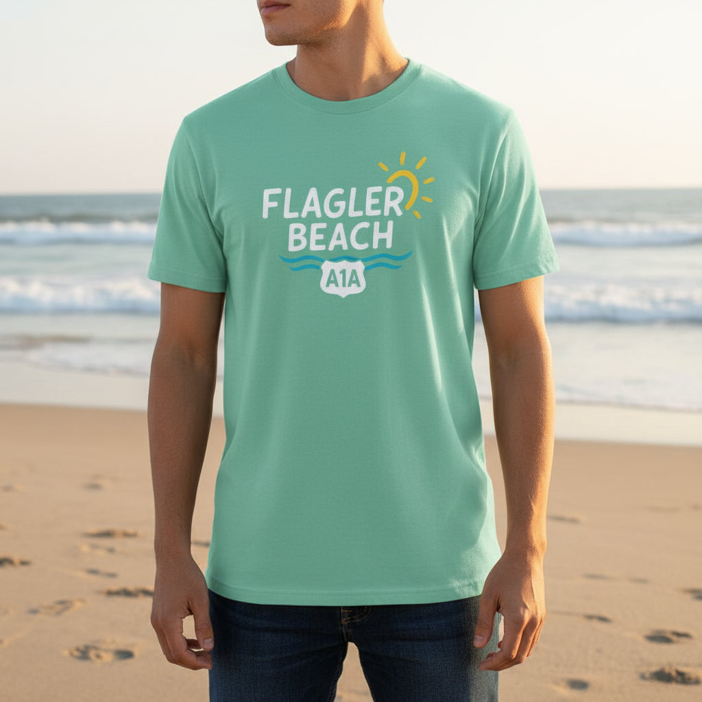 Coastal Beach Town Unisex T-shirt - Flagler Beach Vibes