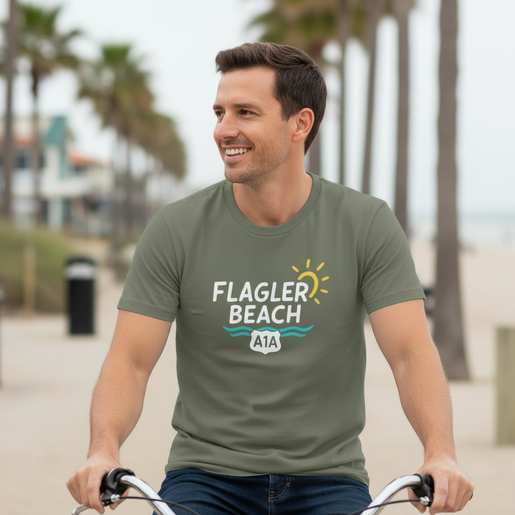 Coastal Beach Town Unisex T-shirt - Flagler Beach Vibes