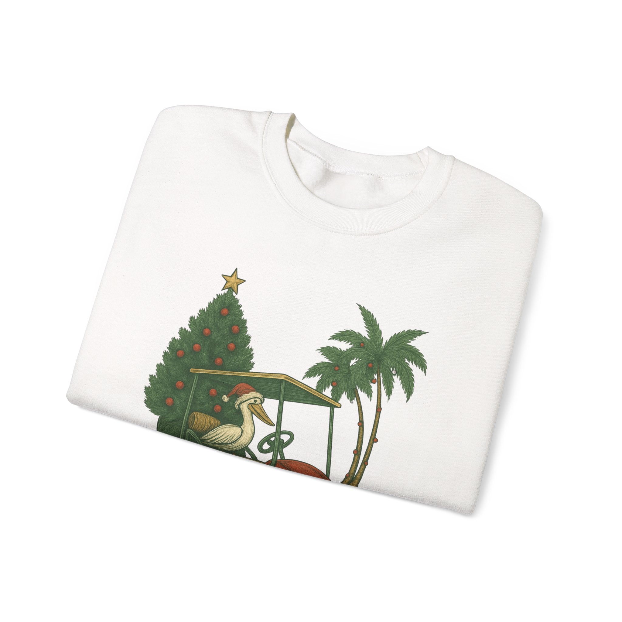 Flagler Beach Christmas Crewneck Sweatshirt - 'Tis The Season