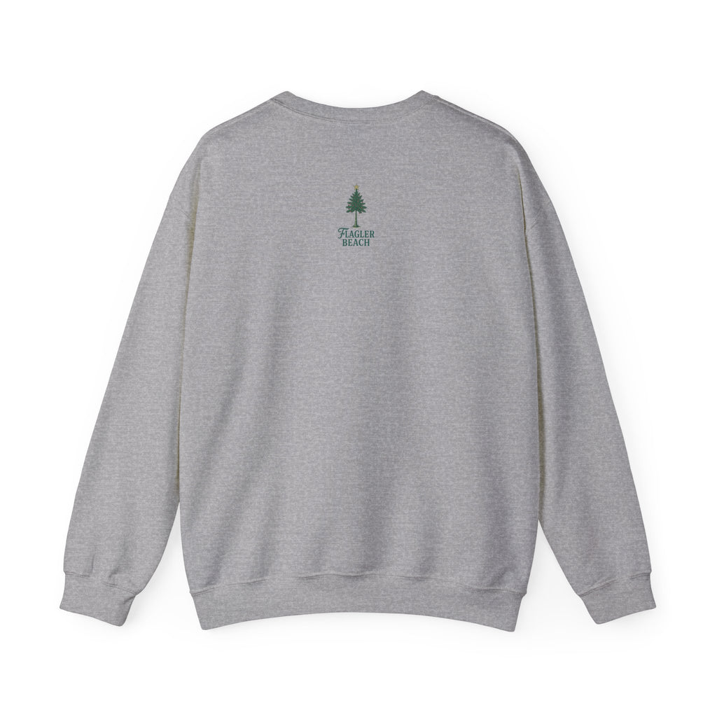 Flagler Beach Christmas Crewneck Sweatshirt - 'Tis The Season