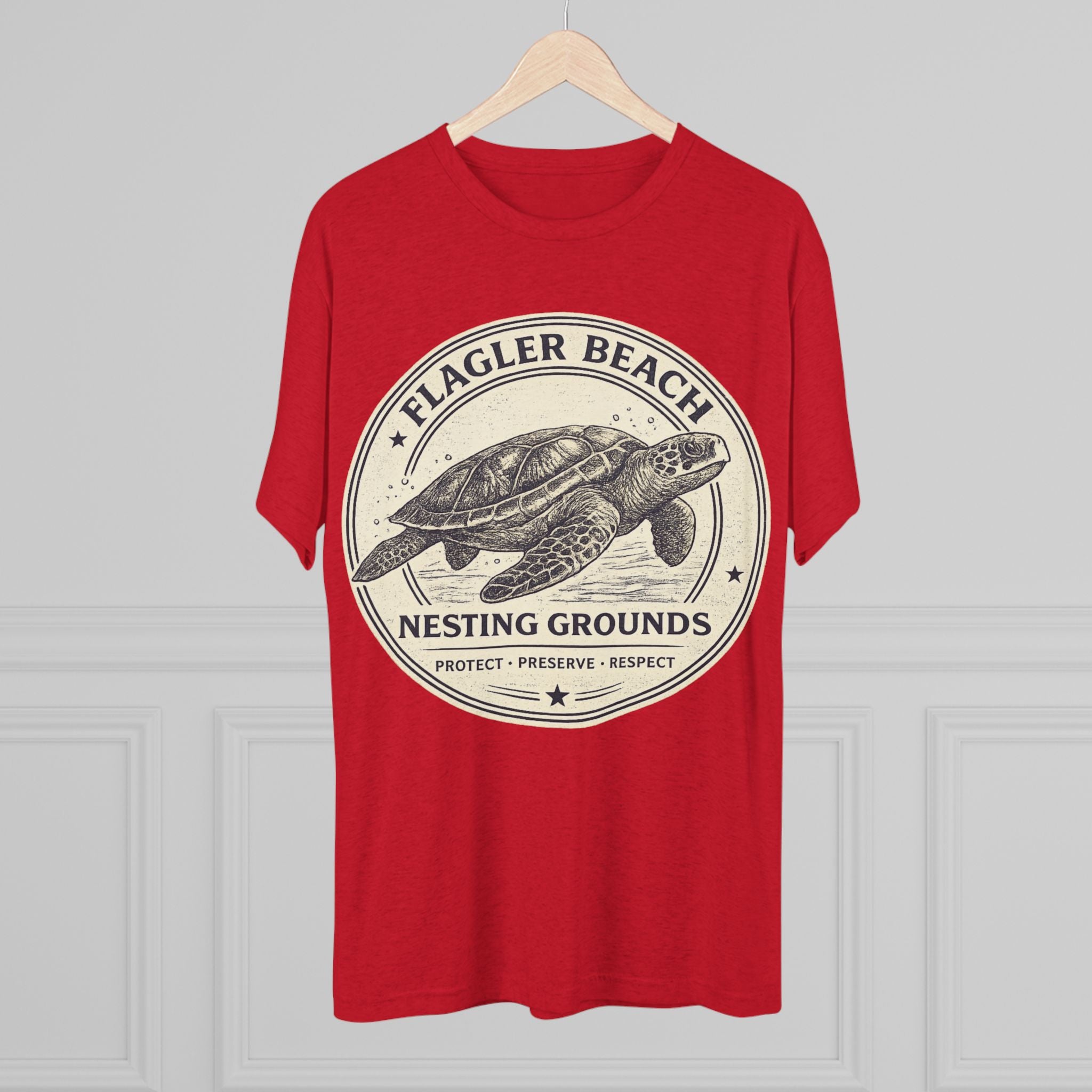 Flagler Beach Sea Turtle Tee — Nesting Grounds Conservation T‑Shirt
