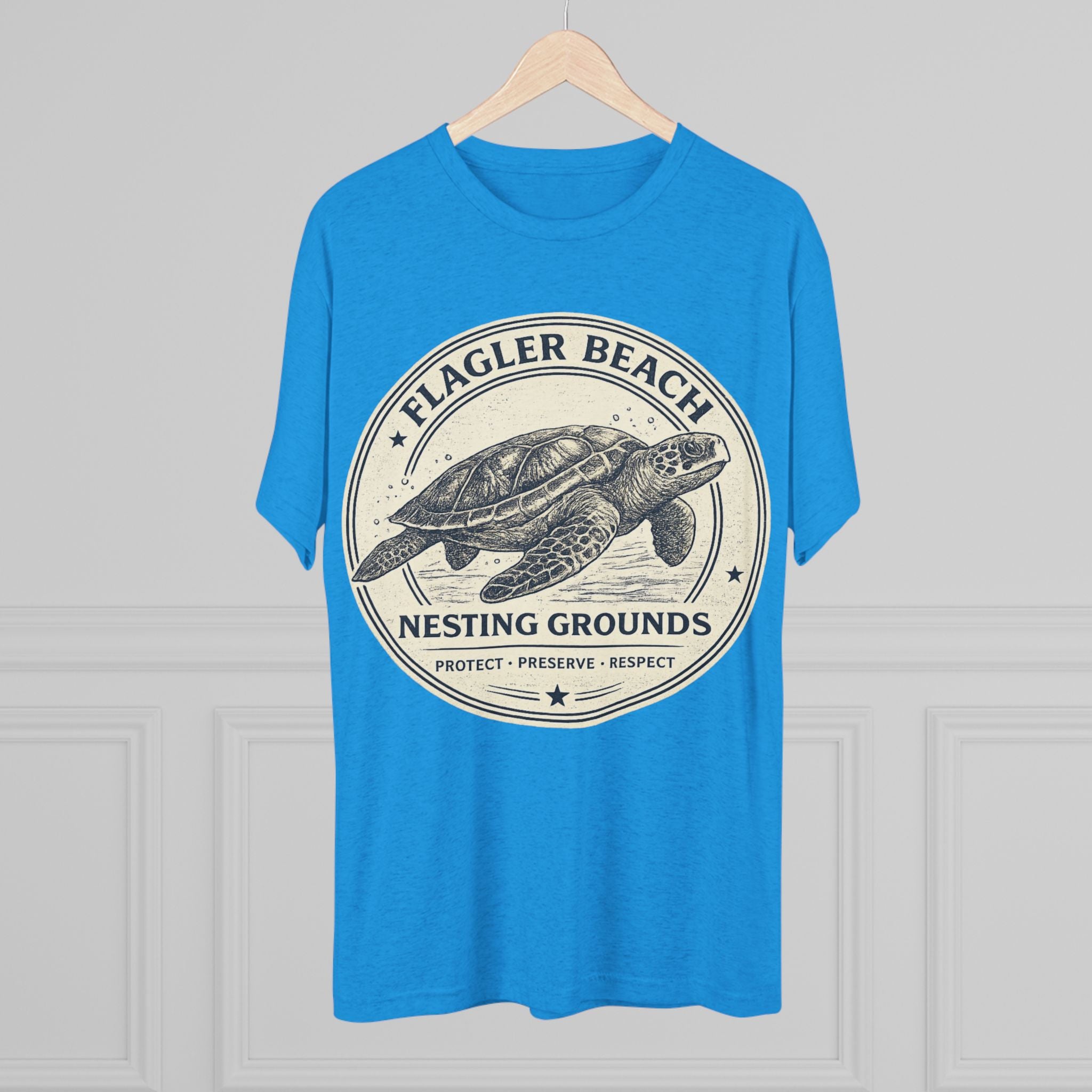 Flagler Beach Sea Turtle Tee — Nesting Grounds Conservation T‑Shirt