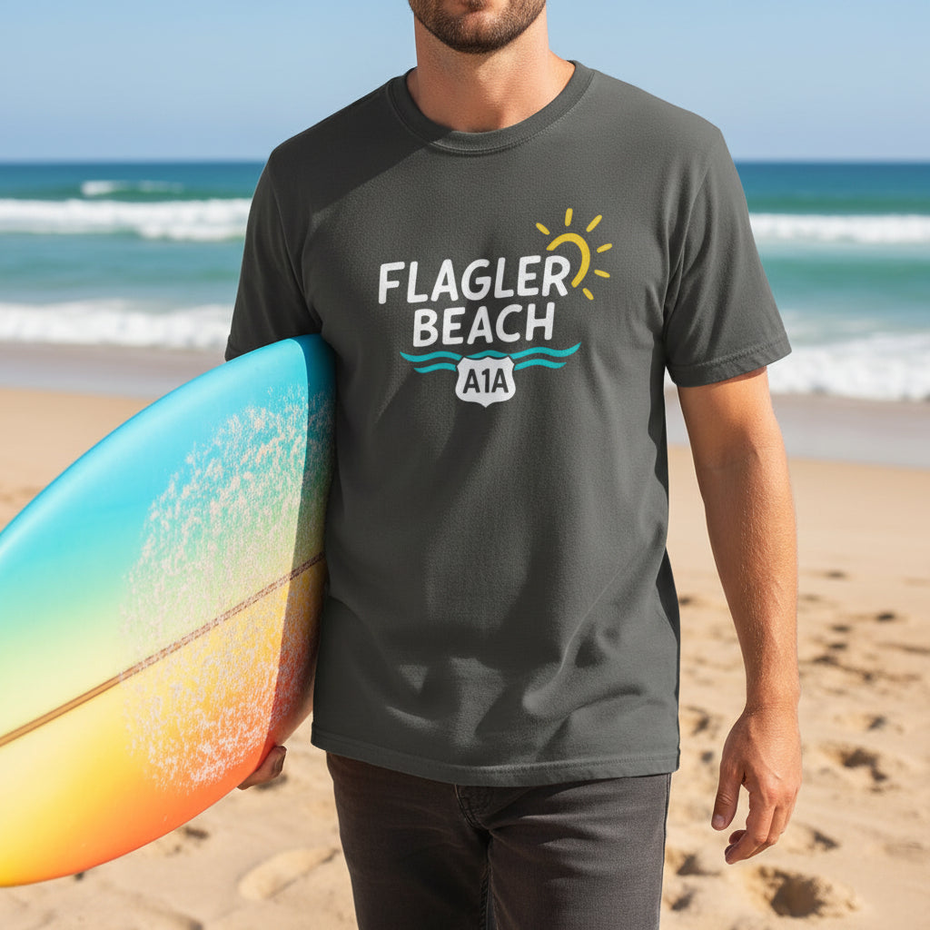 Coastal Beach Town Unisex T-shirt - Flagler Beach Vibes