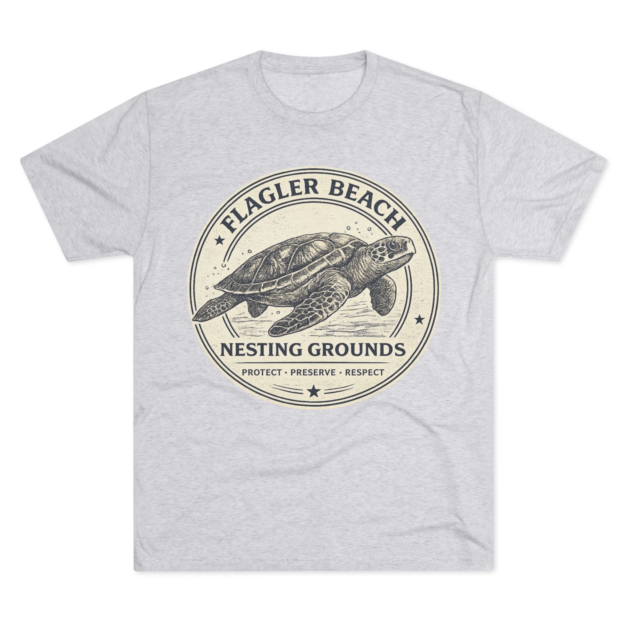 Flagler Beach Sea Turtle Tee — Nesting Grounds Conservation T‑Shirt