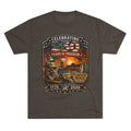 Flagler Beach 4th of July T-Shirt — America 250th Anniversary Skull & Surf Vintage Tee