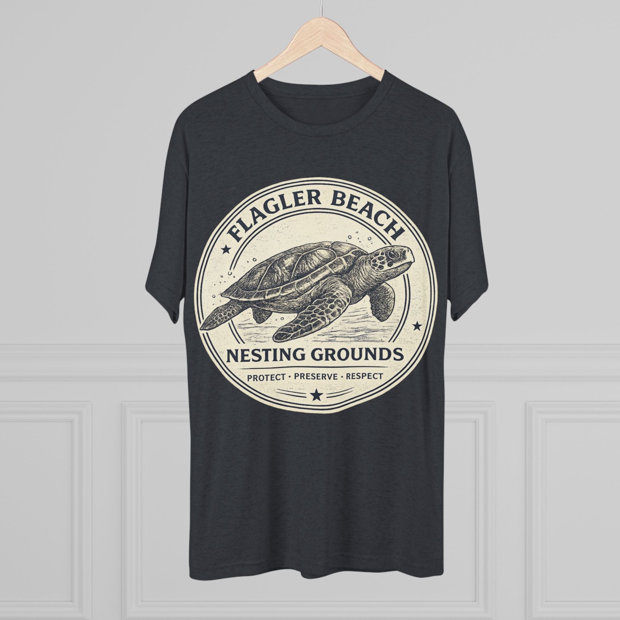 Flagler Beach Sea Turtle Tee — Nesting Grounds Conservation T‑Shirt
