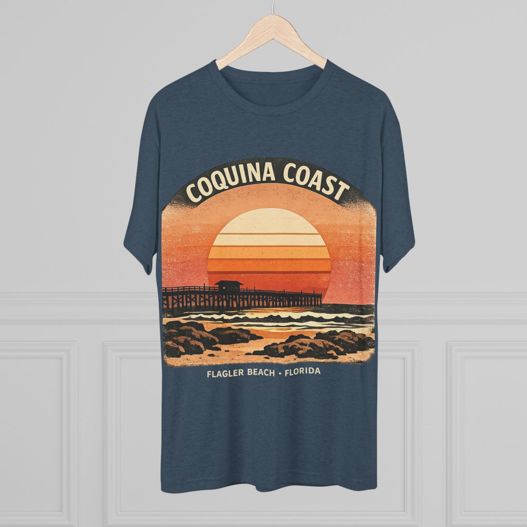 Coquina Coast Flagler Beach Sunset T‑Shirt